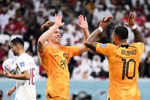 世界盃2022｜荷蘭兩球輕取卡塔爾 與塞內加爾攜手晉級16強