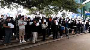 紐西蘭華人集會聲援中國「白紙運動」 國會議員到場支持