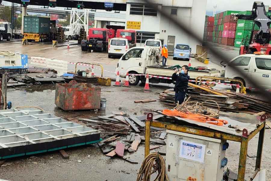 葵涌貨櫃碼頭疑氣體爆炸 男子被彈開10米送院不治