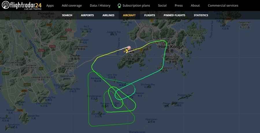 美國聯合航空客機疑引擎故障 須緊急降落香港國際機場 （不斷更新）
