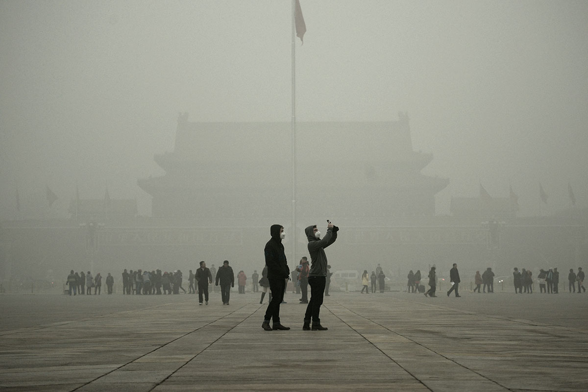 北京天安門廣場。(WANG ZHAO / AFP)