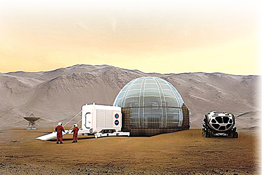 NASA火星冰屋給太空人舒適的家