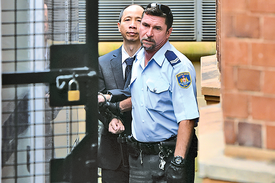 澳洲法庭繼續審理悉尼林家謀殺案。圖為嫌兇謝連斌（Robert Xie）（左）。（AAP Image）