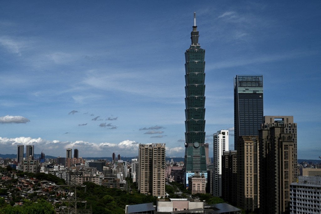 台灣主計總處18日公布，2022年第4季全年經濟增長率概估為2.43%，較預測數減少0.63個百分點。資料圖片。（Sam Yeh / AFP）
