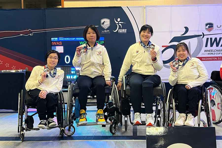 輪椅劍擊世盃美國站結束 香港女子隊收獲一金一銀