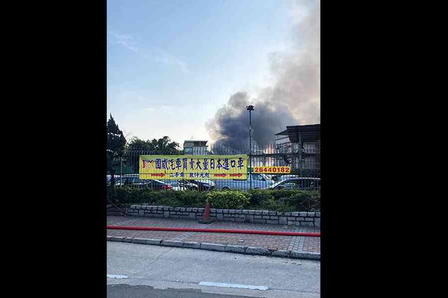 八鄉橫台山羅屋村起火 多次傳出爆炸聲