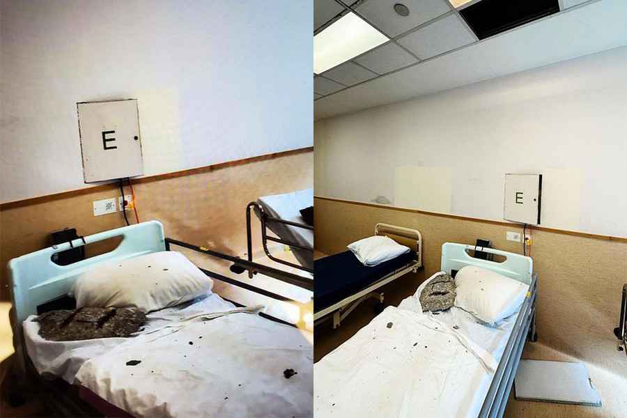 青山醫院天花塌石屎擊中病床 醫管局3個月未有主動公布