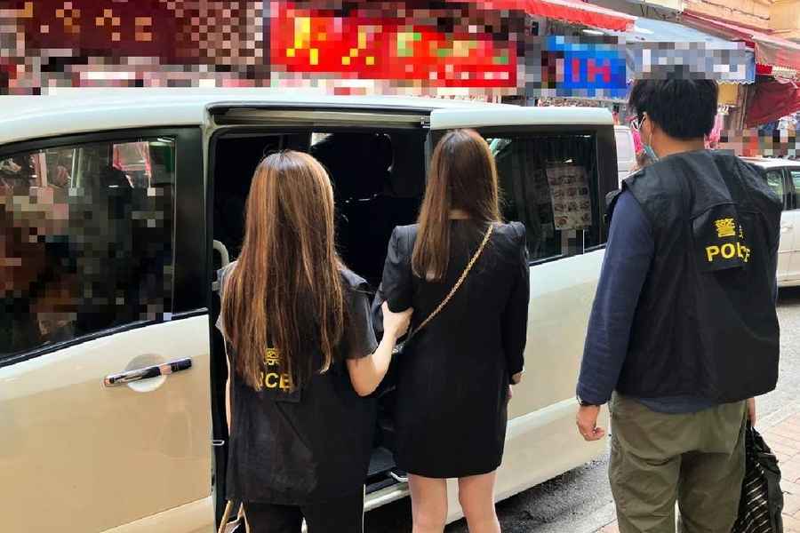 警方打擊荃灣區流鶯 拘39歲大陸女子