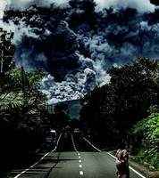 印尼火山噴發 村莊被火山灰覆蓋