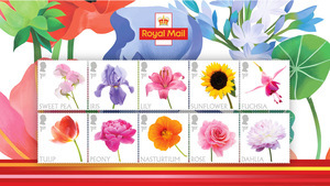 查理斯三世首款特別版郵票以花卉作主題 預計下周發行