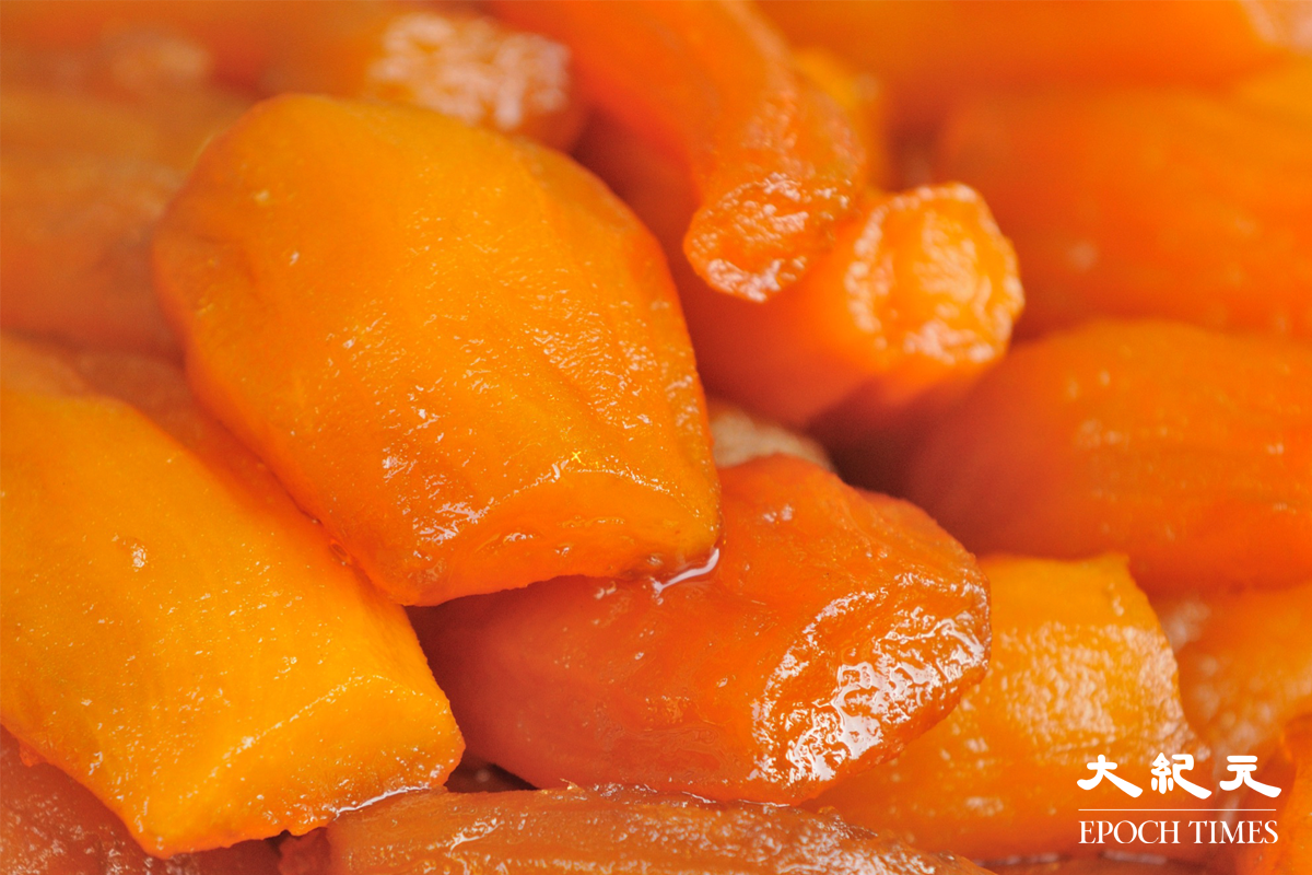 蕃薯雖然味道甜美，但富含膳食纖維，是健康的糖類食物。（蘇玉芬／大紀元）