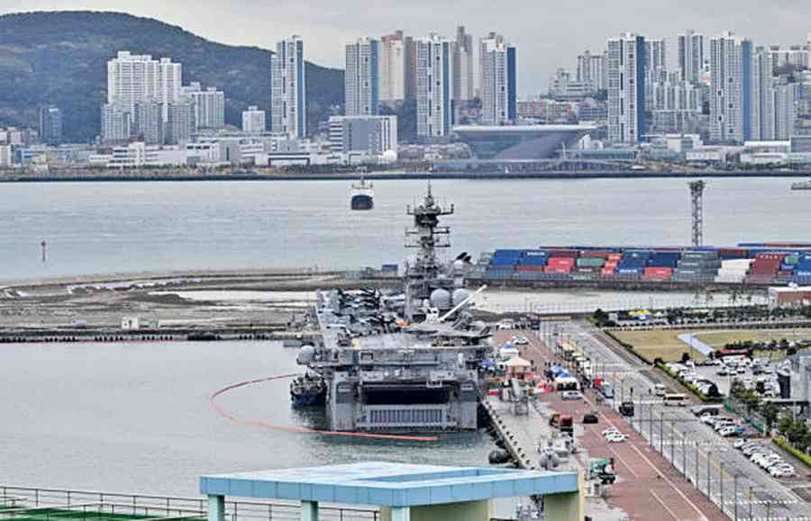 美韓兩棲登陸訓練展開 北韓再射彈道導彈挑釁