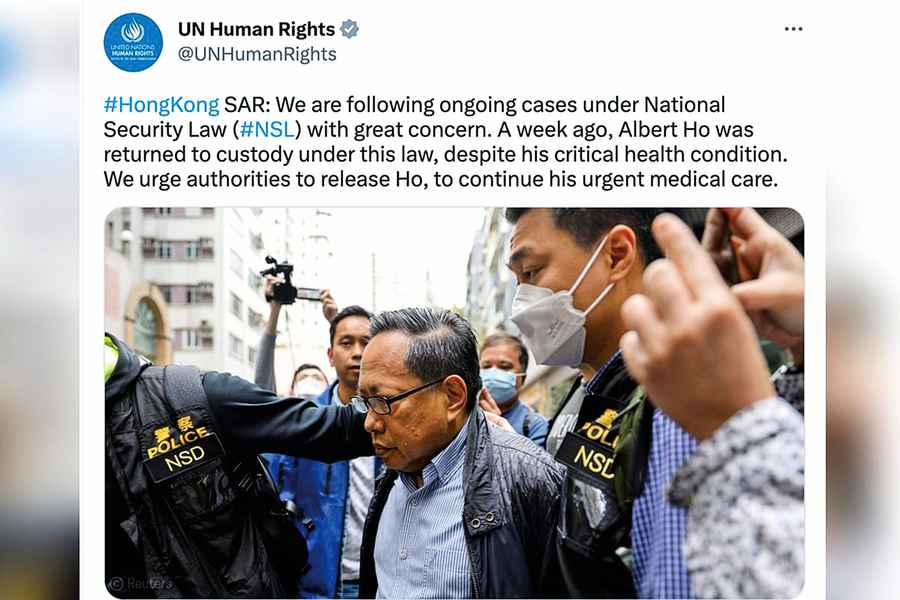 極力主張當局釋放何俊仁 聯合國人權事務高級專員公署批《港區國安法》侵犯人權