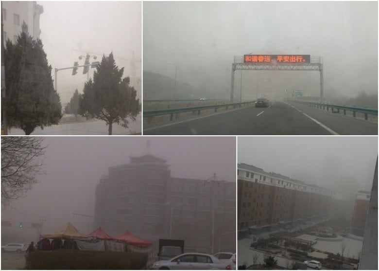 中國25城重污染 「不可描述」陰霾籠罩除夕