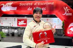 輪椅劍擊世界盃法國站 余翠怡A級花劍個人賽奪銅牌