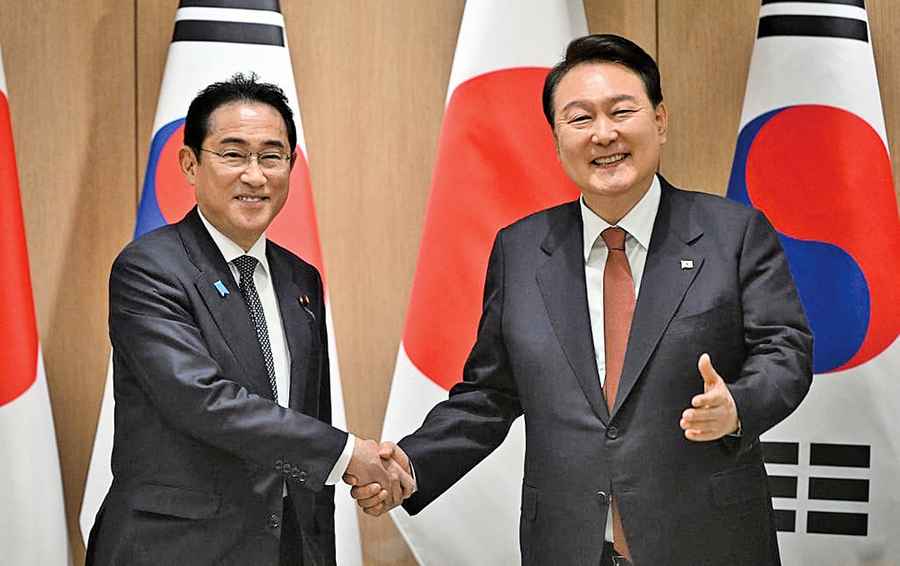 岸田訪韓 尹錫悅表示 不排除日本加入《華盛頓宣言》