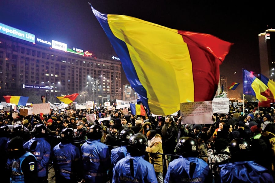 羅馬尼亞將貪腐除罪化20萬人上街抗議