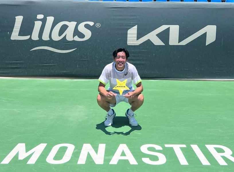 黃澤林首奪職業網球賽冠軍 成香港史上第一人