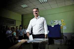 希臘第二輪議會選舉 保守派總理贏得第二任期