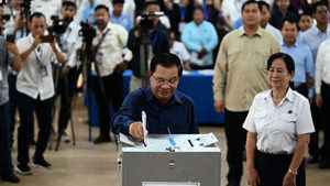 柬埔寨選舉結果出爐 美國暫停部份援助