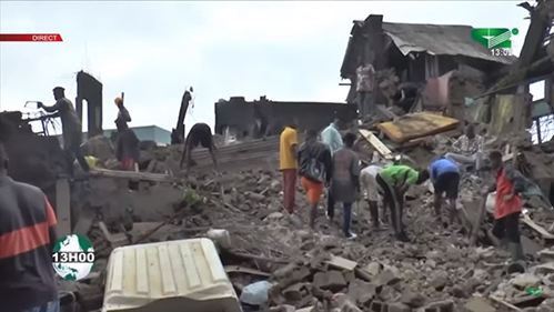 喀麥隆商業大城建築倒塌壓民宅 已死37人