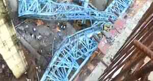 印度高速公路起重機突然倒塌 至少17死