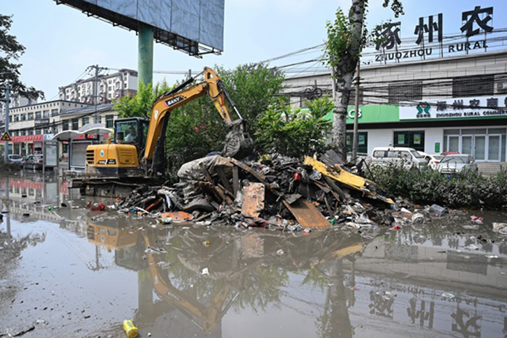涿州幾乎全境被淹，為何市政府沒被淹？