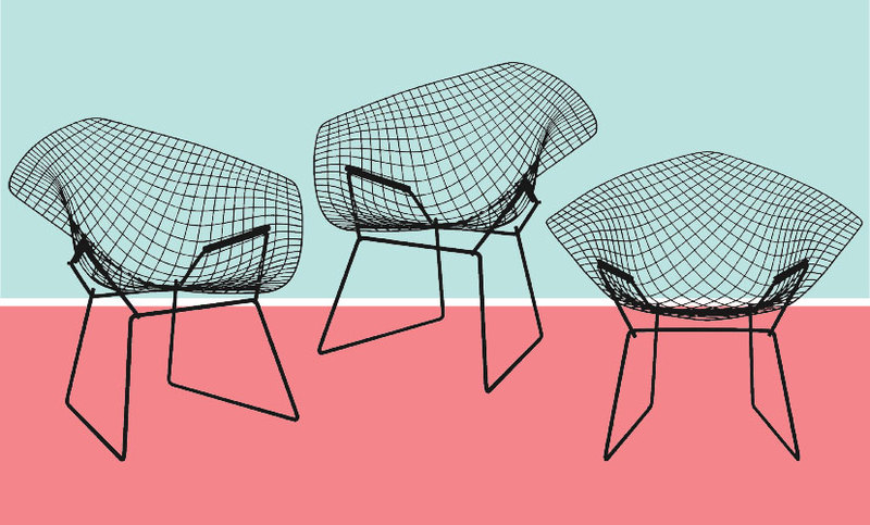 20世紀經典名椅系列 鑽石椅 Diamond Chair