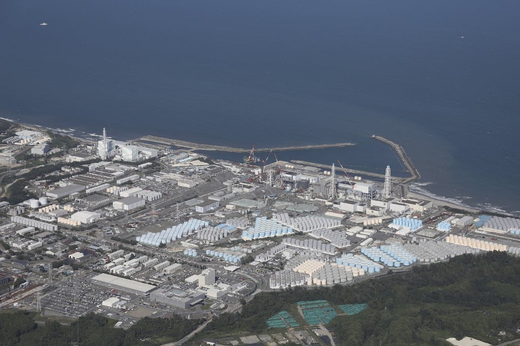 日本東京電力公司上周四（24日）中午開始排放福島核廢水，港府跟隨中共禁進口日本10個都縣水產，食肆反先「當災」。（STR / JIJI PRESS / AFP）