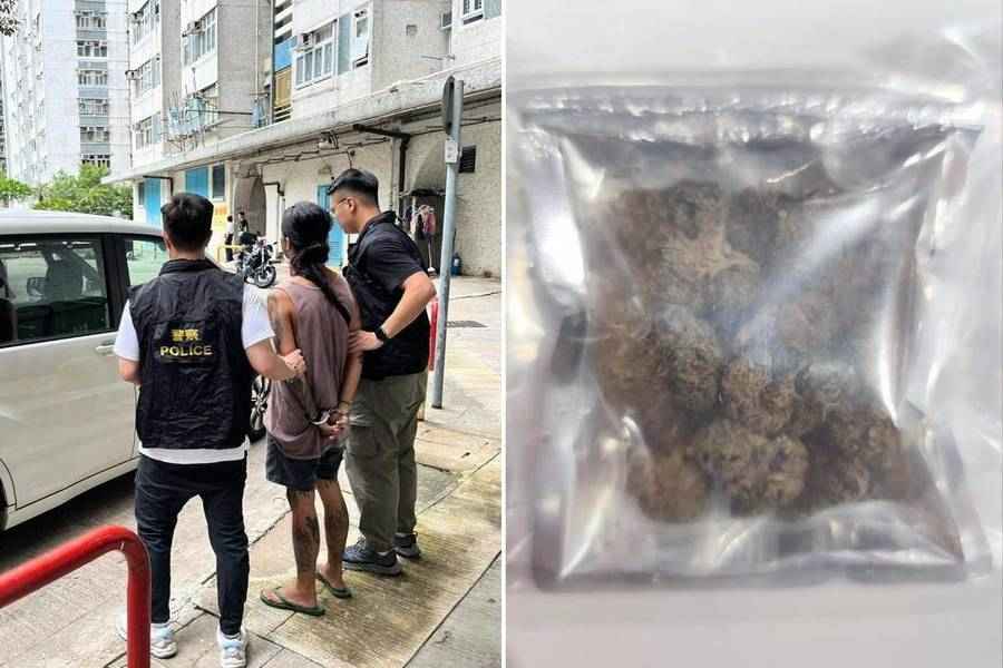 管有61克大麻 35歲男將軍澳被捕