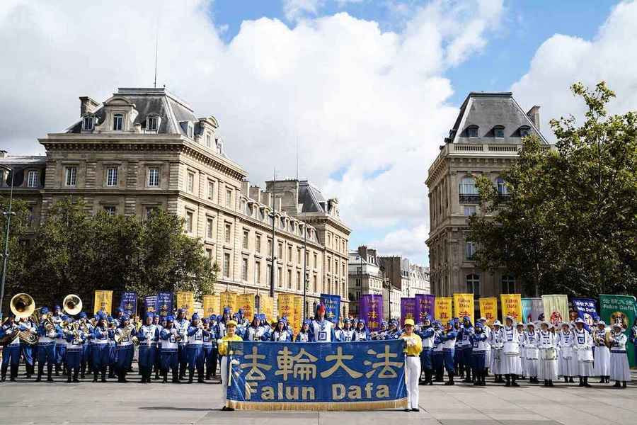 法國政要支持 法輪功學員巴黎遊行反迫害