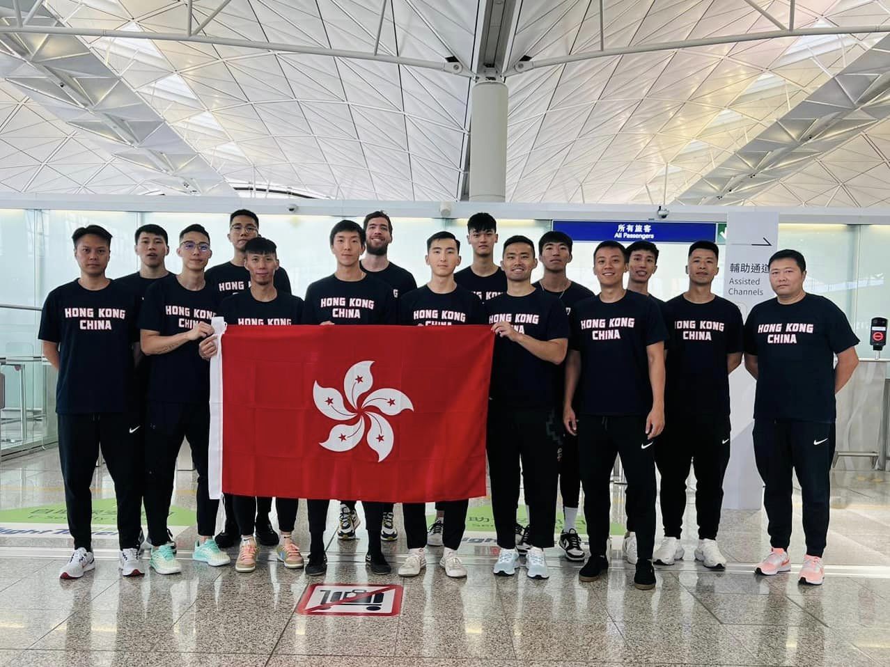 香港籃球代表隊失落參加杭州亞運資格。（籃球總會網站）