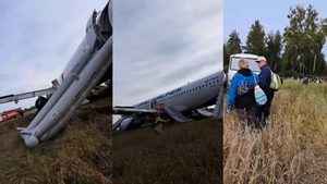 迫降西伯利亞農田 俄A320客機上165人平安（影片）