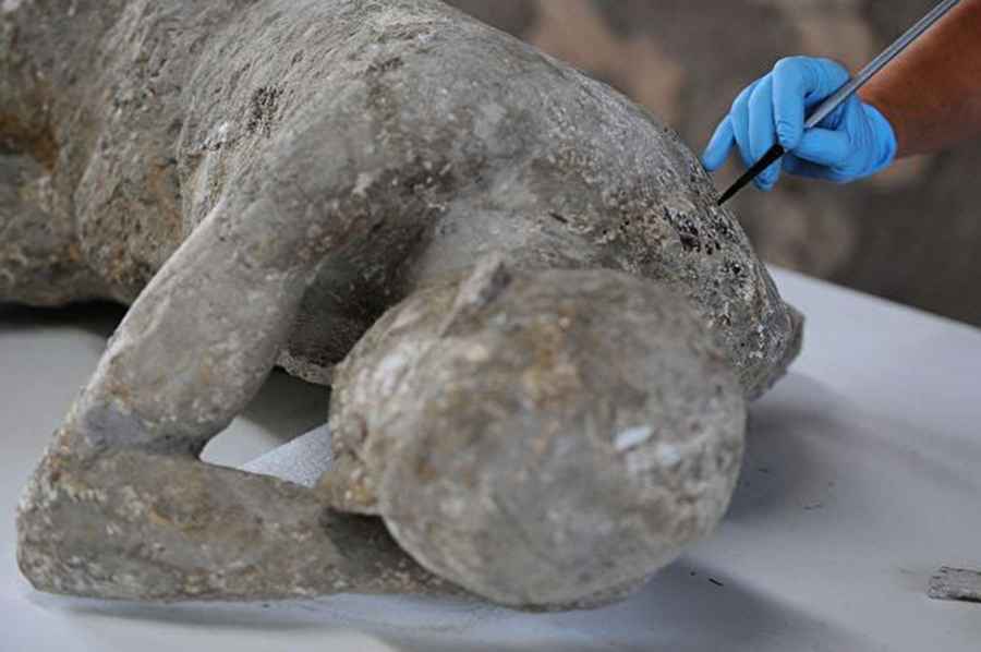 龐貝考古新研究 遇難者因大量火山灰窒息而亡
