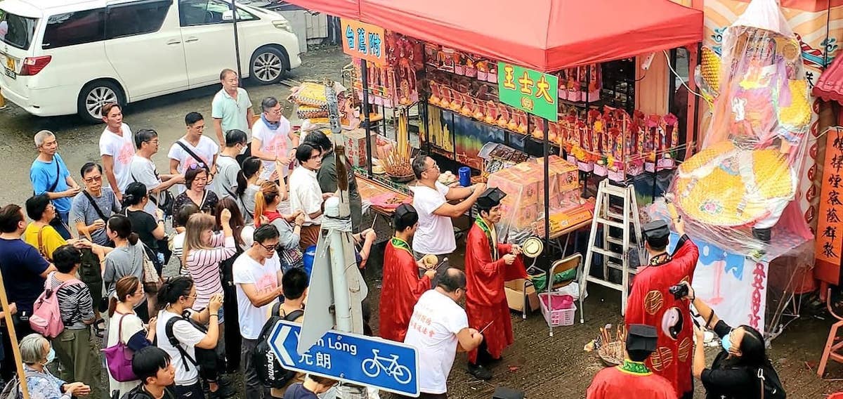 【紀載香港】港村落｜古洞中元法會 未來或因收地遷移舉行地點