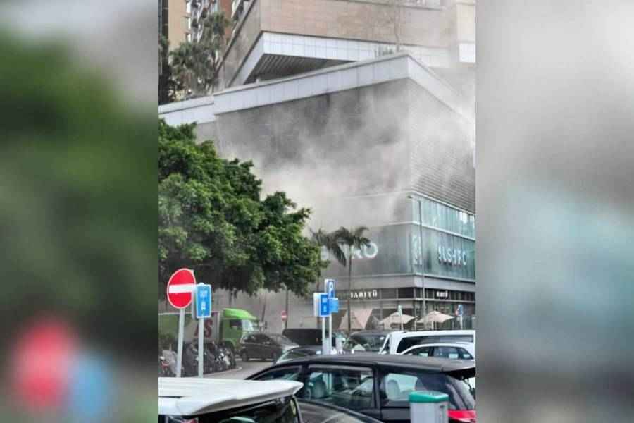 譽港灣日本餐廳起火 消防救熄無人傷