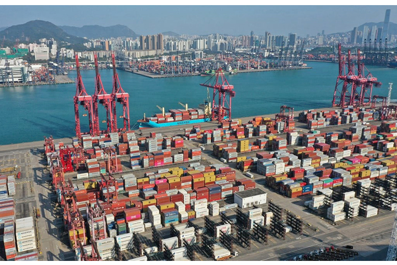 轉口地位告急 香港貨櫃吞吐量遜深圳