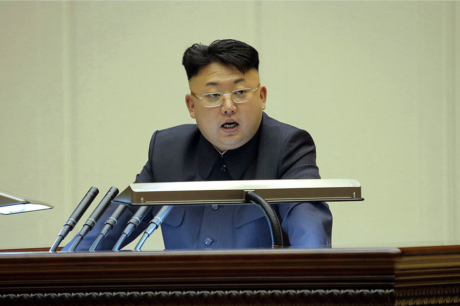 圖為北韓領導人金正恩。（AFP PHOTO / KCNA VIA KNS）