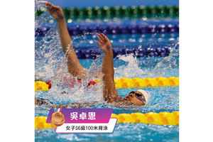 亞殘運｜港隊首面獎牌 吳卓恩女子S6級100米背泳摘銅