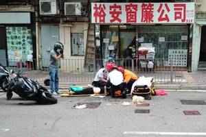 香港仔旅遊巴撞電單車 鐵騎士受傷送院