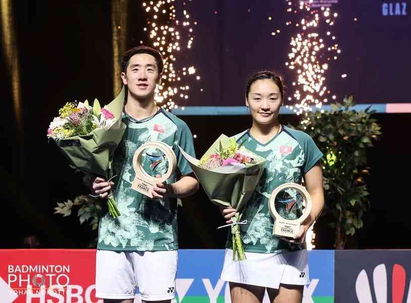 鄧謝配法國羽球公開賽奪亞