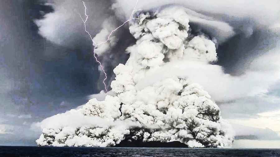 新發現 湯加火山噴發在地球臭氧層穿了一個洞