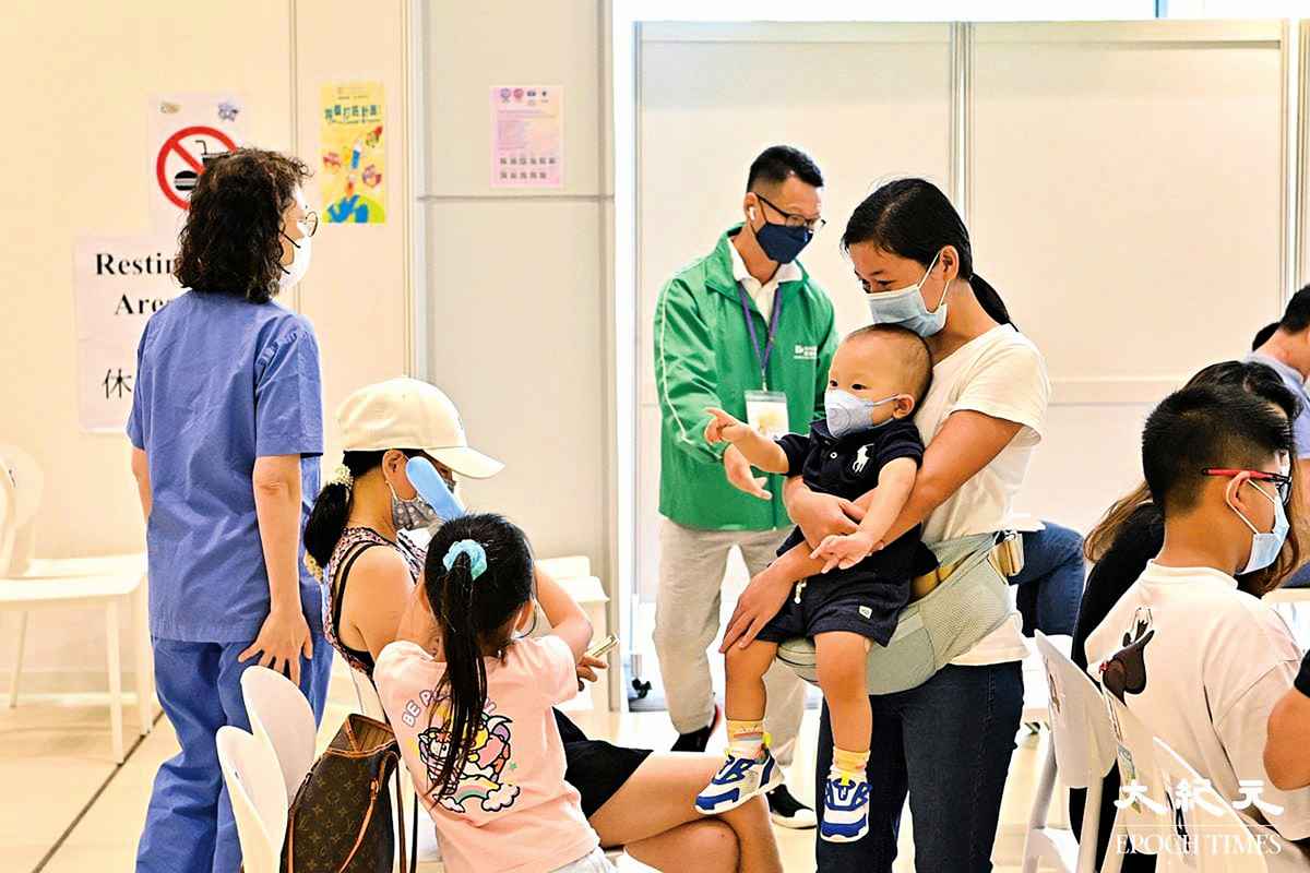 近期，中國疫情升溫，兒童患者明顯增多。資料圖片。（宋碧龍／大紀元）