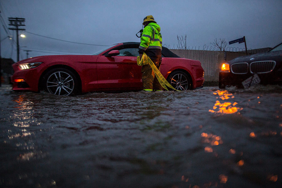 強風暴繼續席捲北加州 防洪堤壩安全受關注