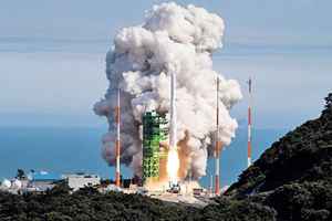 南韓成功發射固體燃料火箭 將衛星送入軌道