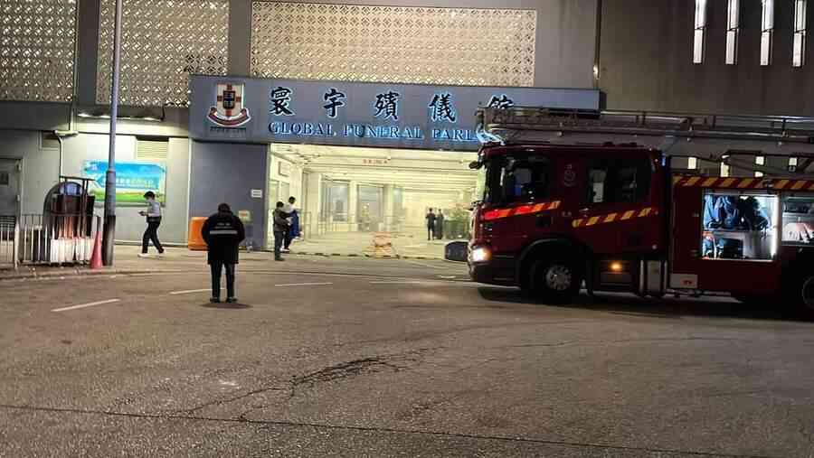 【有片】殯儀館靈堂失火 幸無人傷亡