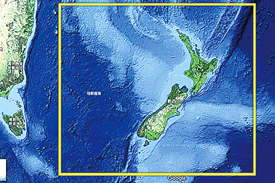 紐西蘭水下現新大陸 或成第八大洲