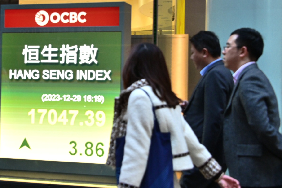 年結日恒指微升3點全年累計下挫2734點｜大紀元時報香港｜獨立敢言的良心媒體