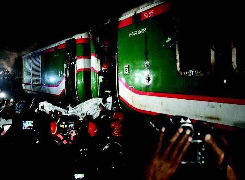 孟加拉大選前夕 投票所遭縱火 列車失火4死