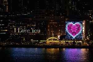 信和集團商場「Love in the City 」 尖沙咀中心及帝國中心化身4千平方米巨型示愛LED幕牆